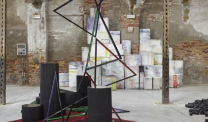 12 Installation view Eva Rothschild The Shrinking Universe Irish Pavilion Biennale Arte 2019 Robert Glowacki 940 390 90 s c1