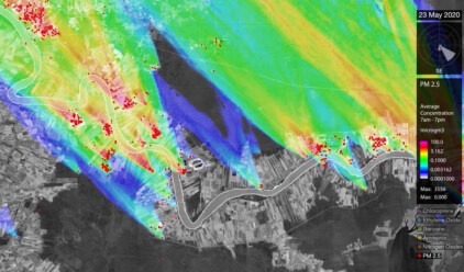 Concentration map 23 May 2020
